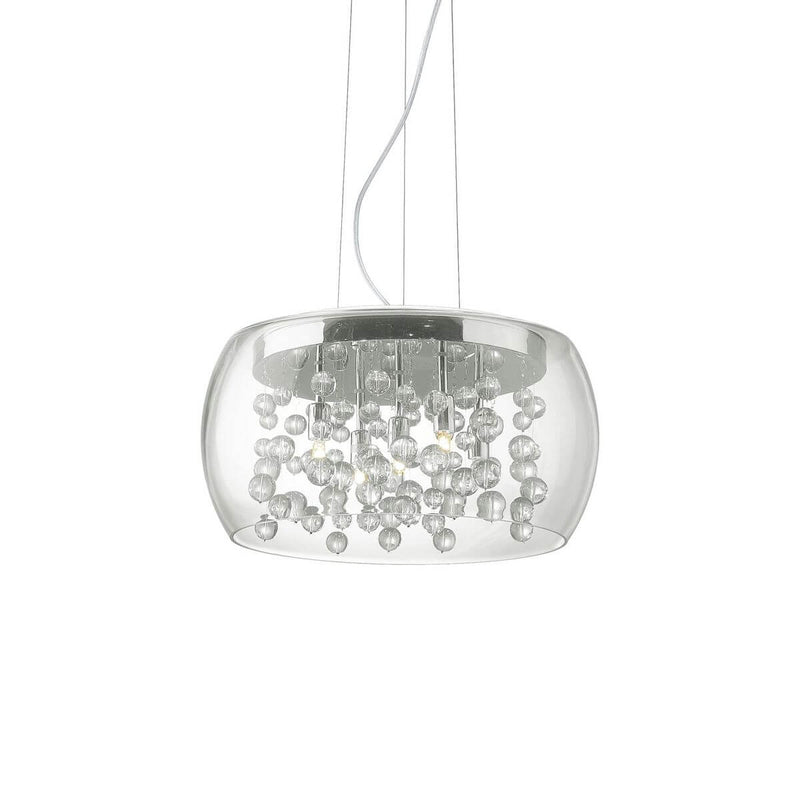 Suspension Audi-80 5 lumières transparente, verre
