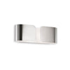 Applique murale Clip 2 lumières chromée, L 9 cm