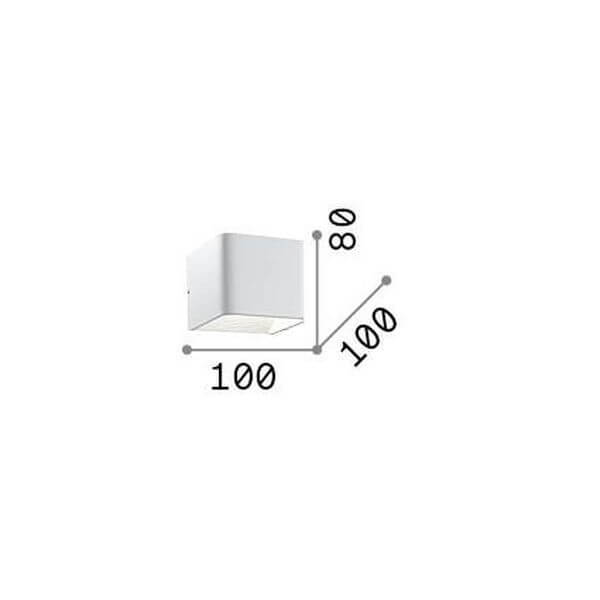 Applique murale Click blanche (051444)