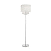 Lampadaire Opera blanc, cristal