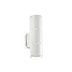 Applique extérieure GUN 2 lumières blanche, L 21 cm