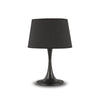 Lampe à poser London noire, tissu, Ø 32 cm