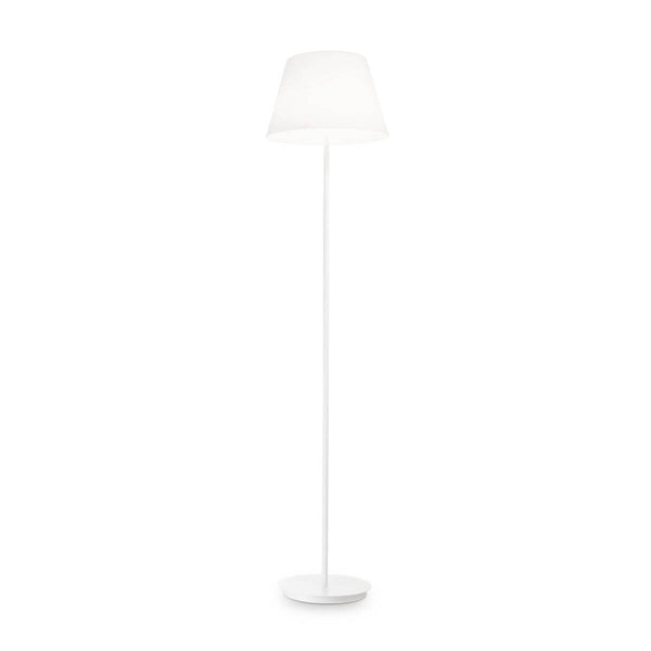 Lampadaire Cylinder 2 lumières blanc, verre