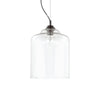 Suspension Bistro transparente, verre, H 34 cm