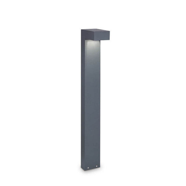 Lampadaire extérieur Sirio 2 lumières anthracite, L 16 cm