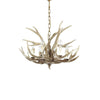 Suspension Chalet 6 lumières beige