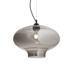 Suspension Bistro fumée, verre, Ø 40 cm