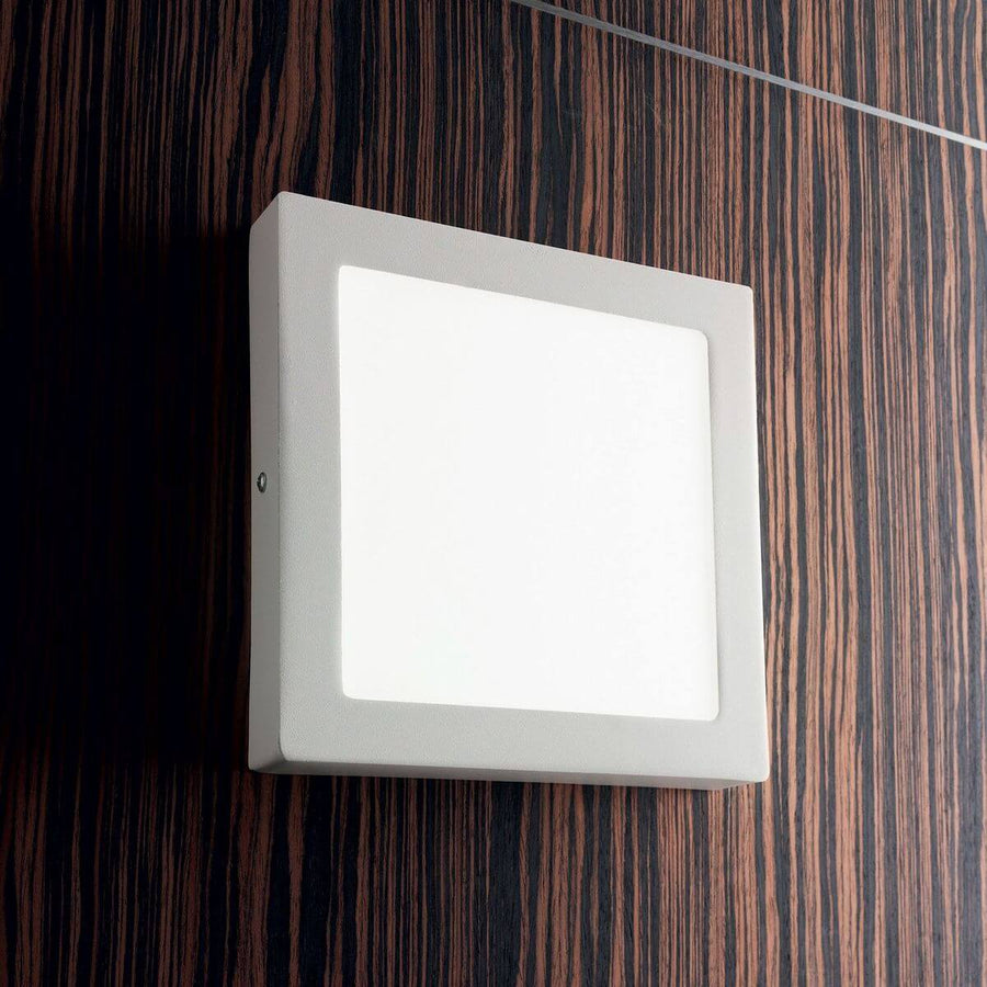 Plafonnier Universal blanc, L 30 cm (138657)