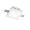 Spot encastrable Samba blanc, plâtre, L 11 cm