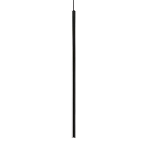 Suspension Ultrathin noire, H 100 cm