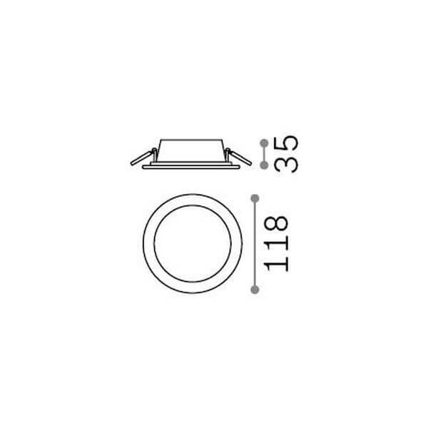Spot LED | Groove Blanc