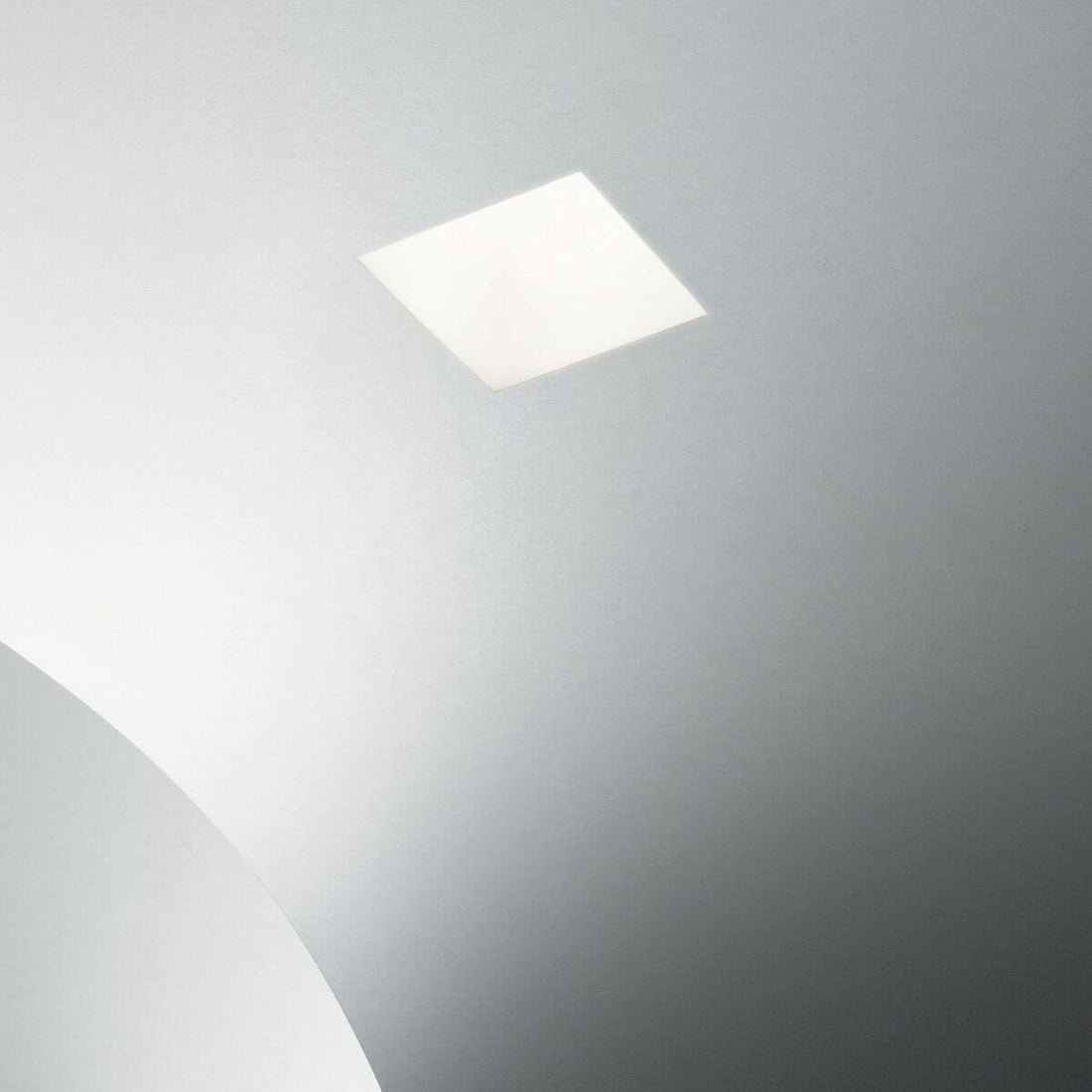 Spot encastrable Samba blanc, plâtre, L 10 cm