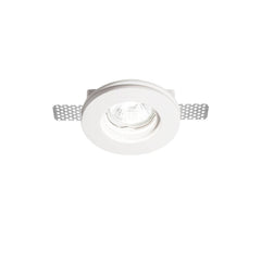 Spot encastrable Samba blanc, plâtre, Ø 10 cm