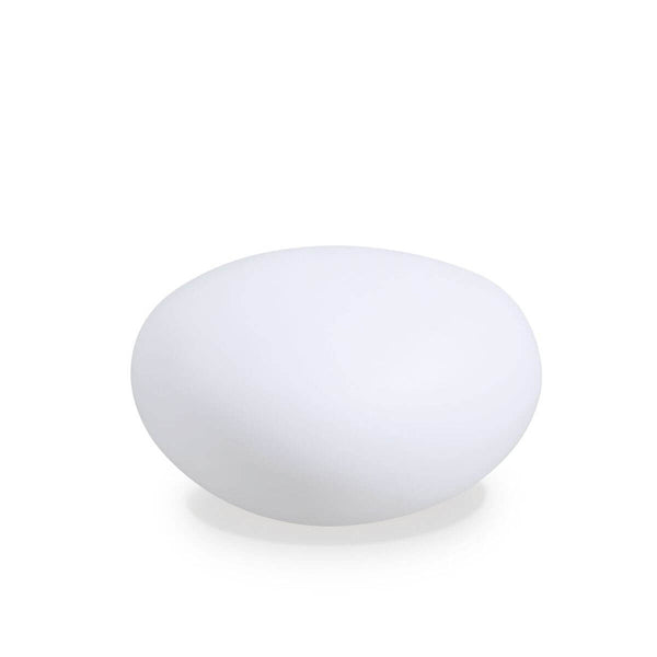 Lampadaire extérieur Sasso blanc, L 32 cm