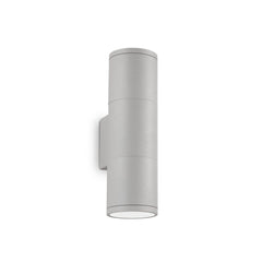 Applique extérieure GUN 2 lumières grise, L 21 cm