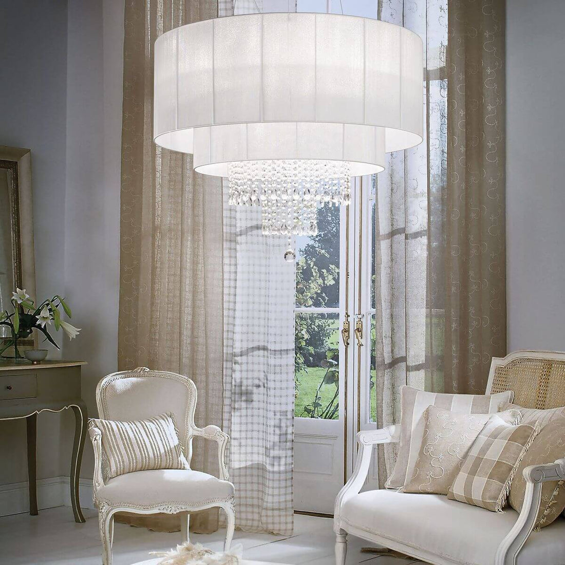 Suspension luminaire | Opera Blanche