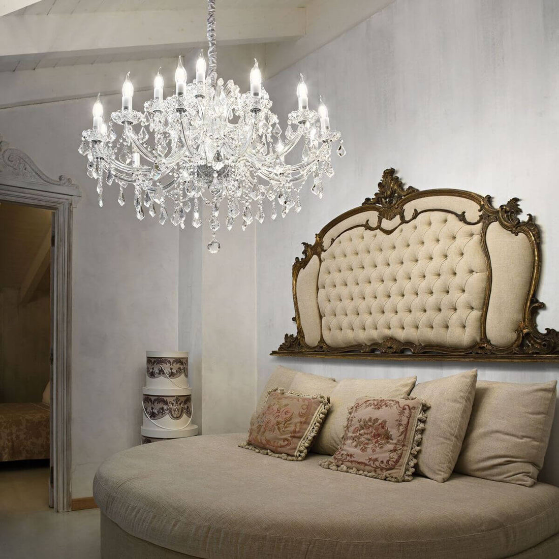 Suspension luminaire | Napoleon Chromée