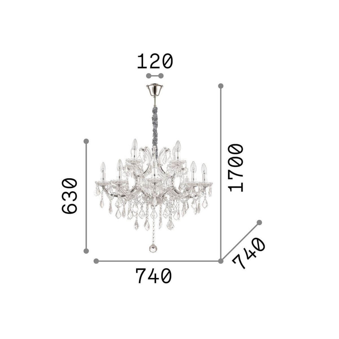 Suspension luminaire | Napoleon Dorée