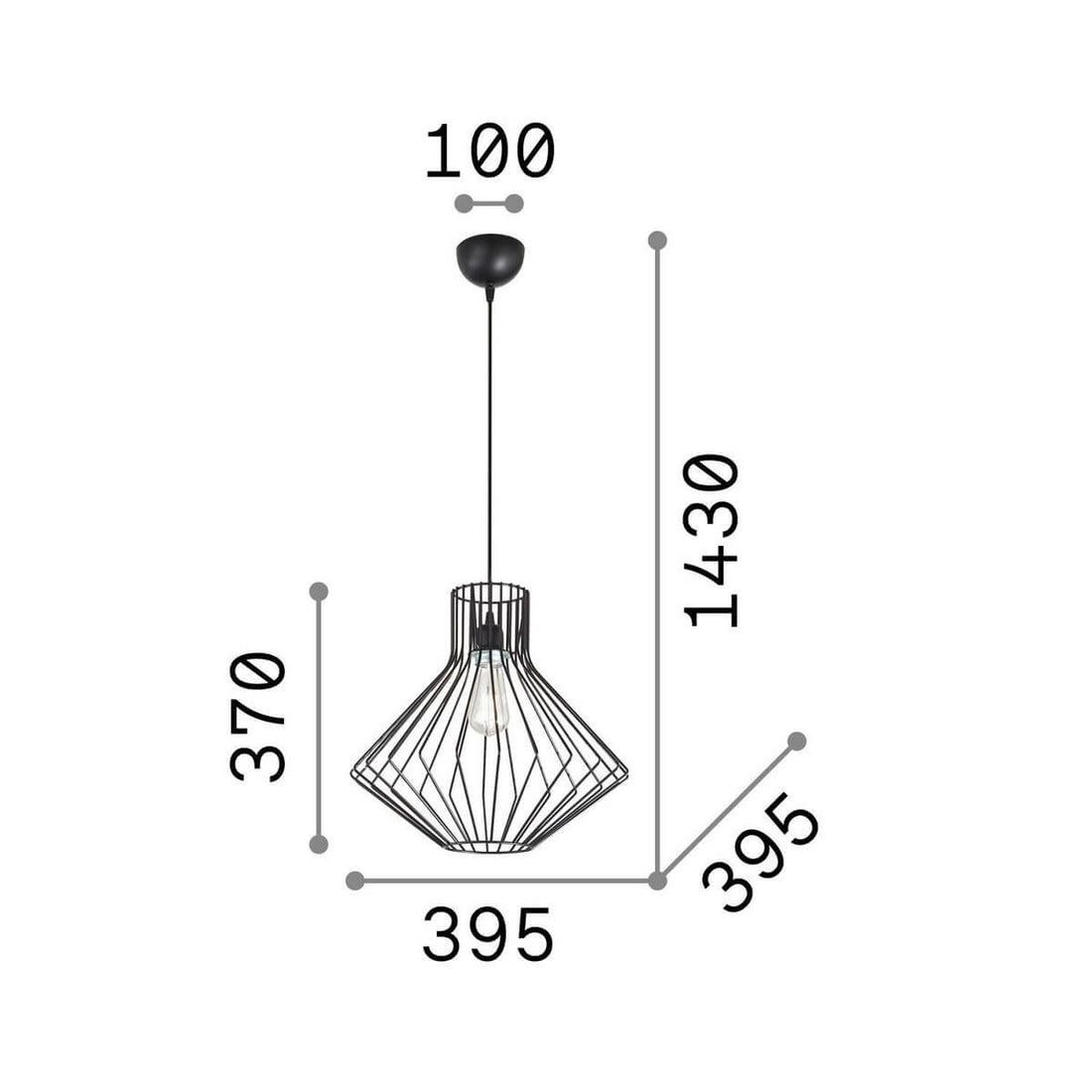Suspension luminaire | Ampolla Ø 39,5 cm