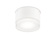 Plafonnier extérieur Urano blanc, Ø 12 cm