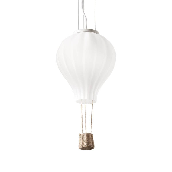 Suspension Dream BIG blanche, verre, H 65 cm