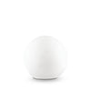 Lampadaire extérieur Sole blanc, Ø 40 cm