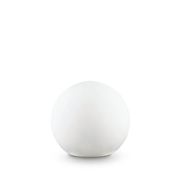 Lampadaire extérieur Sole blanc, Ø 30 cm