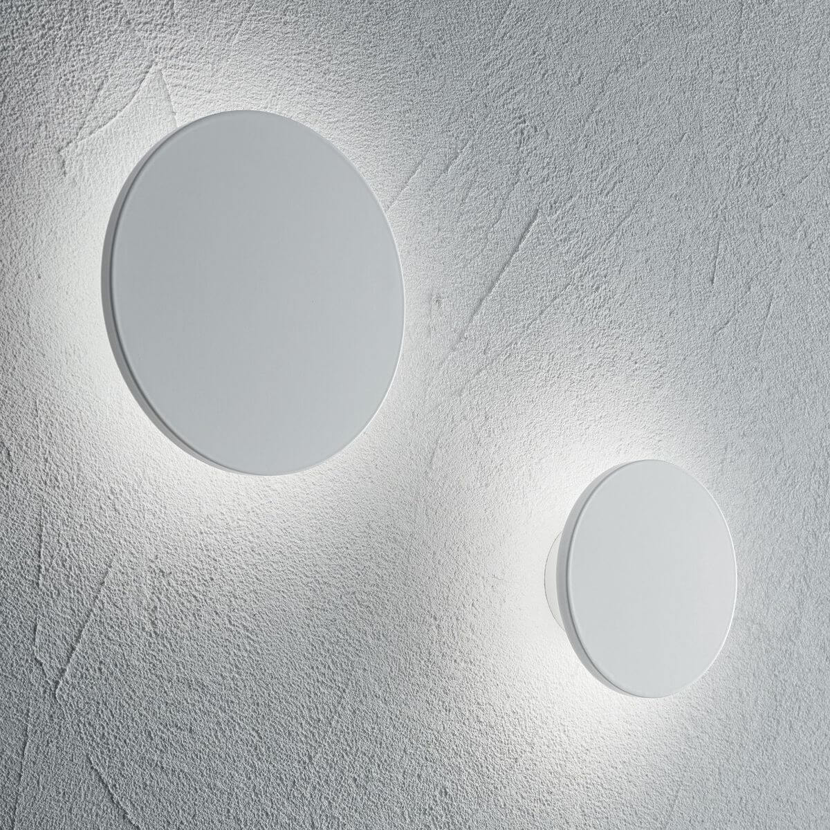Applique murale Cover blanche, Ø 15 cm