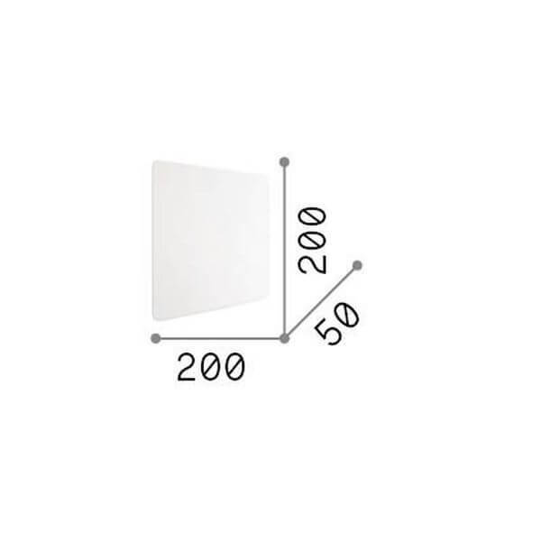 Applique murale Cover noire, L 20 cm