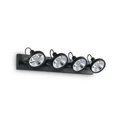 Plafonnier Glim 4 lumières noir