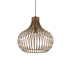 Suspension Onion marron, Ø 38 cm