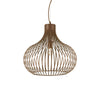Suspension Onion marron, Ø 47 cm