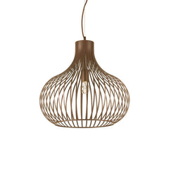 Suspension Onion marron, Ø 47 cm