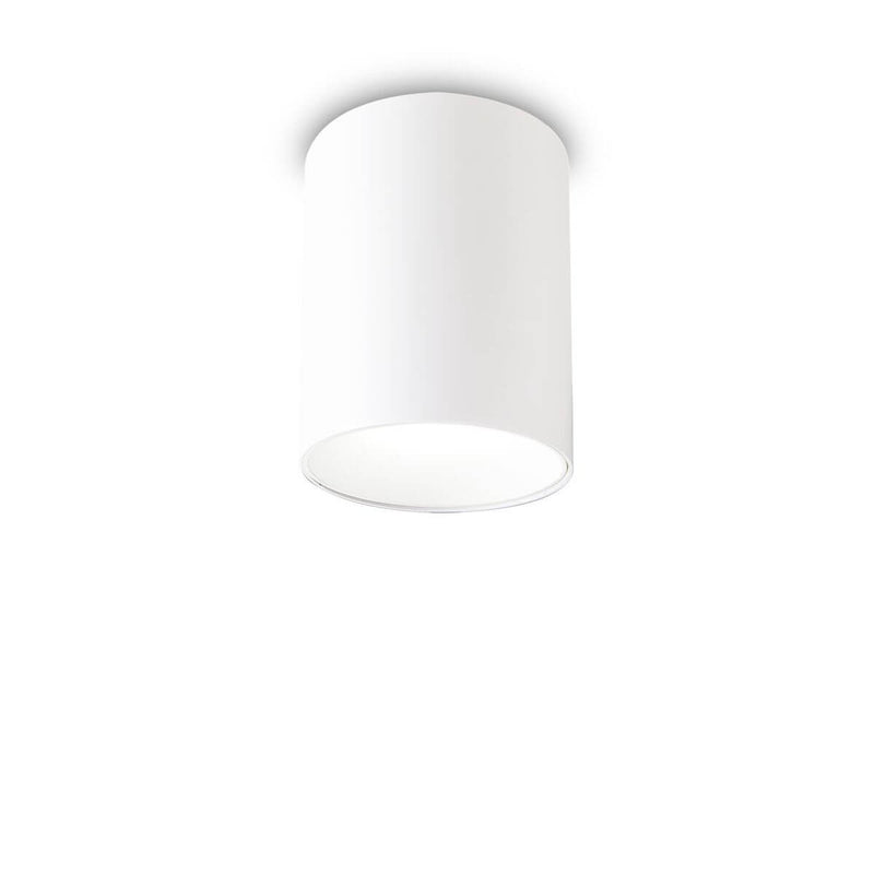 Plafonnier Nitro blanc, Ø 8 cm