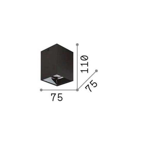 Plafonnier LED | Nitro L 7,5 cm