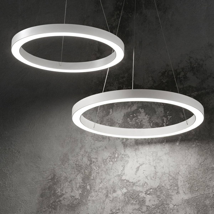 Suspension Oracle blanche, Ø 50 cm