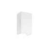 Applique murale Flash Gesso blanche, plâtre, L 18 cm (214689)