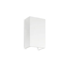 Applique murale Flash Gesso blanche, plâtre, L 18 cm (214689)