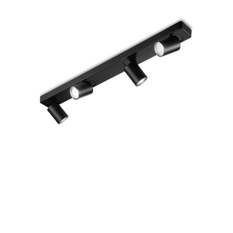 Plafonnier Rudy 4 lumières noir (229072IL)