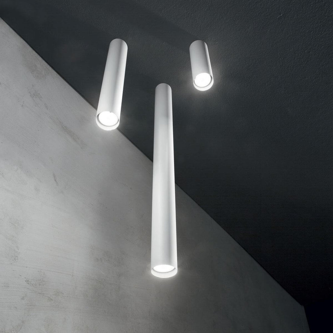 Plafonnier Look blanc, H 20 cm
