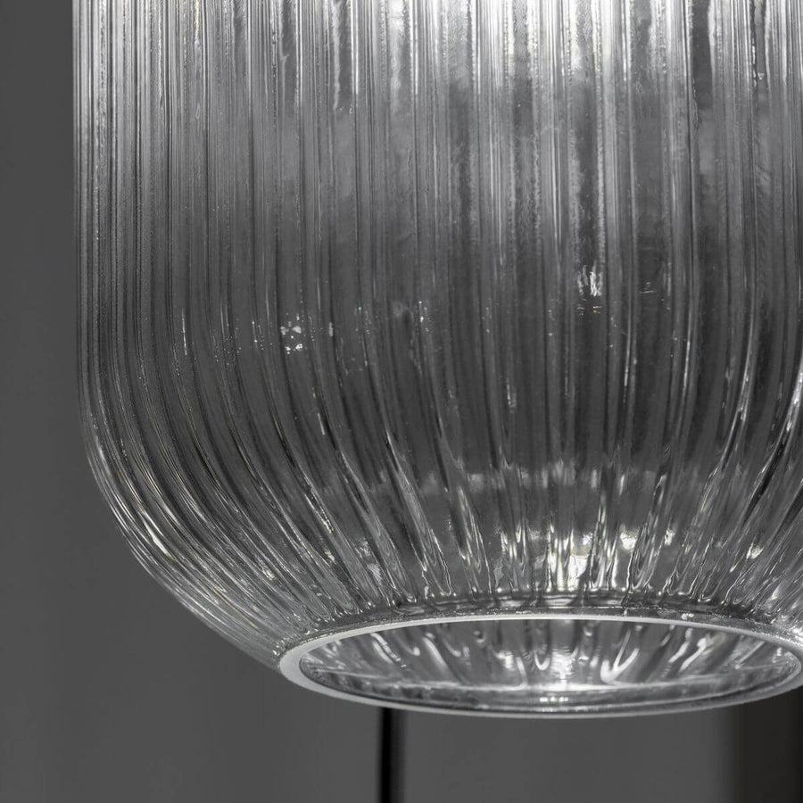 Suspension Mint fumée, verre, Ø 24 cm