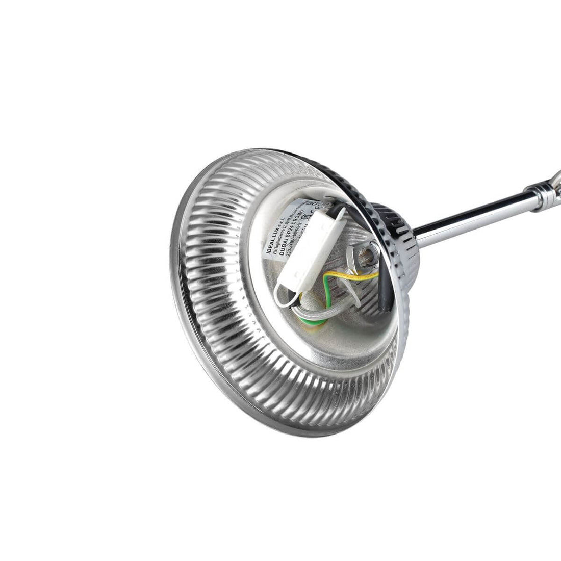 Suspension Dubai 24 lumières chromée, cristal