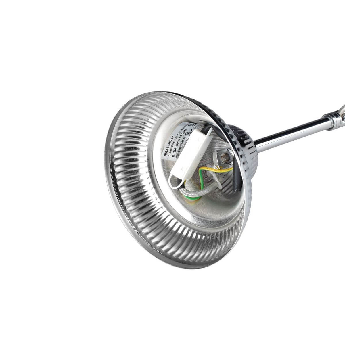 Suspension Dubai 24 lumières chromée, cristal
