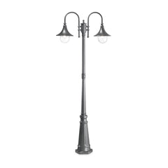 Lampadaire extérieur Cima 2 lumières anthracite