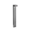 Lampadaire extérieur Sirio 2 lumières gris, L 16 cm