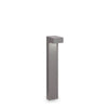 Lampadaire extérieur Sirio 2 lumières gris, L 15 cm