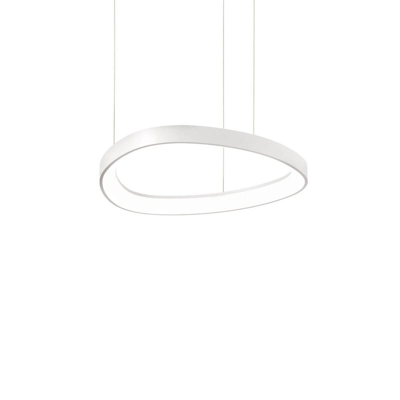 Suspension Gemini blanche, L 42,5 cm