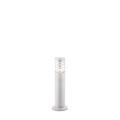 Lampadaire extérieur Tronco blanc, H 15,8 cm