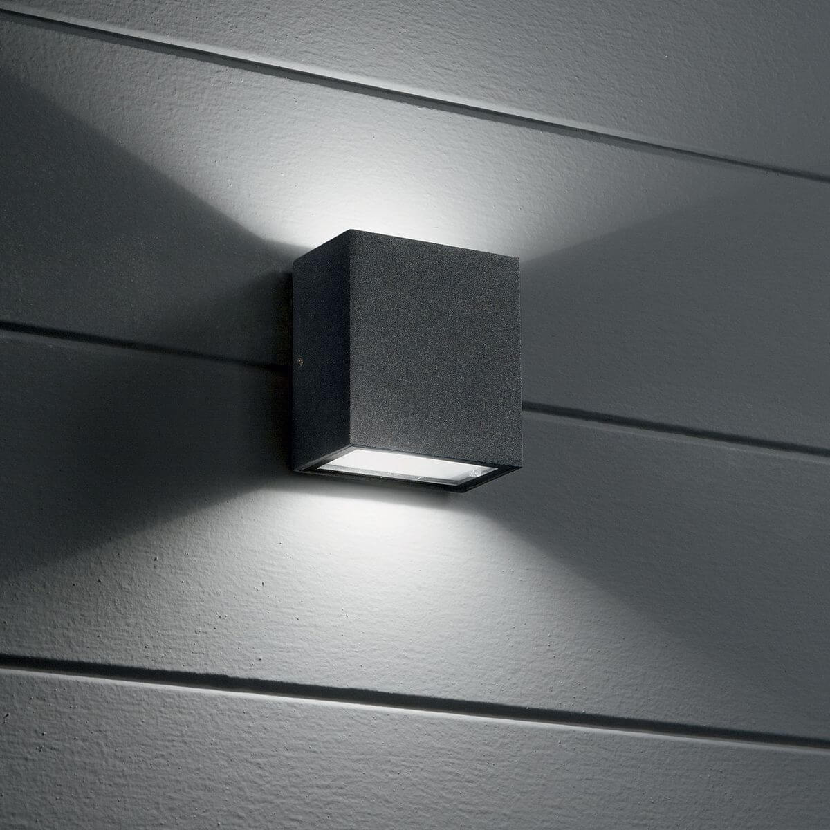 Applique extérieure Argo anthracite, L 9 cm