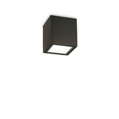 Plafonnier extérieur Techo noir, verre, L 9 cm